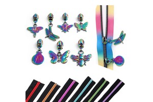 Nolvo World Wholesale Custom 5# Nylon Zipper Pull Custom for Bags Shoes Clothing Textiles Pet Supplies