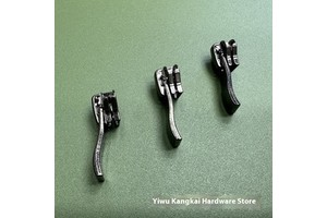 Factory Wholesale No.5 Resin Metal Zipper Head Nylon Metal Zipper with Hanging Plated Gun Black Finish for Clothing and Luggage