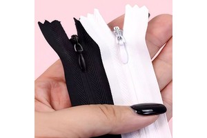 Custom #3 Black Nylon Closed-End Side Zipper for Dress Pants | Low Factory Price & Fast Delivery