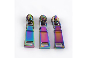 Deepeel ZT149 5# Nylon Zipper Accessories Jacket Pocket Rainbow Nylon Zipper Puller Slider