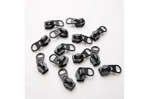 High-Quality Heavy-Duty Black Nylon Metal Zipper Sliders