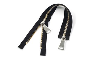 Wholesale Factory High Quality 8# Metal Zipper Roll N5 Metal Zipper Double-Sided Two Way Metal Zipper