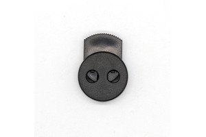 Double Hole Plastic Spring Cord Lock for Drawstrings Bag Replacement, Shoe Lace Toggles Stopper Fastener Slider Cord End