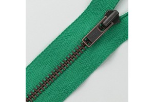 YKK #3 Closed End RED BRASS Zipper With Metal Slider Wholesale Zipper for Clothing Garment