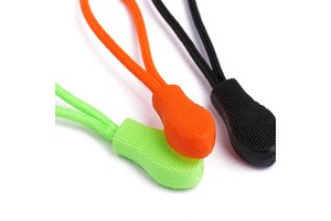 Colorful Fabric Woven Zipper Puller Rope Pulls Slider