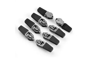 Custom Zipper Pull Head Metal Slider PVC Rubber Puller for Clothing Bag Waterproof Zipper Factory Wholesale