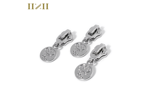 Garment Accessories Maker Custom Zippers Puller Head 3# 5# Zip Pull Custom Logo Zipper Puller and Sliders for Bags