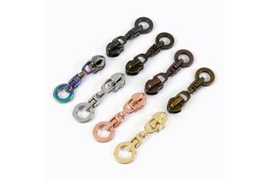 Deepeel ZT199 Bag Accessories Jacket Sewing Pocket Small Circle Zipper Puller 5# Nylon Zipper Slider