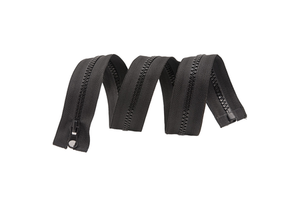 High Quality Customizable Open-End Resin Zipper Roll for Luggage & Children's Jackets High Visibility Plastic Zipper