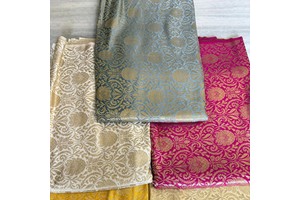 Wholesale Premium 100% Cotton Brocade Fabric Luxurious Upholstery for Custom Orders-Exquisite Patterns for Girls' Dresses