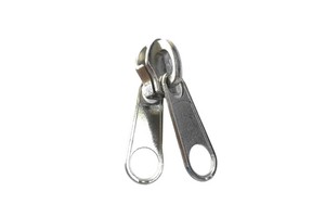 Professional Factory Made Slide Fasteners #10 Two Side Double Puller Metal Zipper Slider for Big Nylon Zipper