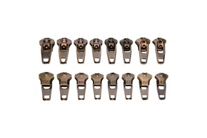 4.5YG 4YG 5YG Stainless Steel Jeans Zipper Puller Customized Gold Silver Color Zipper Slider Manufacturers