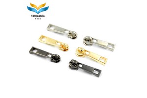 Custom Zipper Slider Sales #5 Non Lock Nylon Zip Head Zipper for Metal Zipper and Handbag