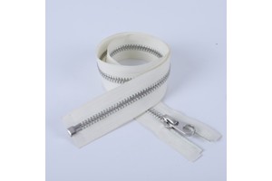 No. 5 Open-End Auto Lock Brass Zipper Slider Resin Metal Zipper Accessories for Garment Bag Jewelry Zipper Mould