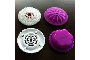 Customized Special Turntable Shapes Resealable PE PVC Various Colors Eco-friendly Durable Plastic Zipper Slider Header