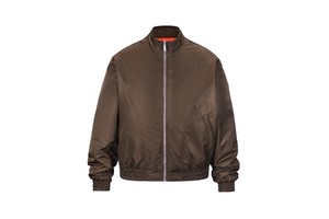 Custom Winter High Quality Solid Double Slider Vintage Bomber Flight MA1 Jacket for Men Embroidered Print Towel Embroidery