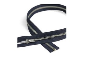 #5 OZL GMA Auto Lock Open-End Silver Teeth 100mm Nylon/Plastic/Metal Zipper