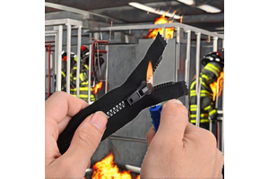 For UL #5 8# Flame Retardant FR Uniform Fireproof Aramid Tape Firefighter Protective Suit Safety Workwear Oil Bags Garments