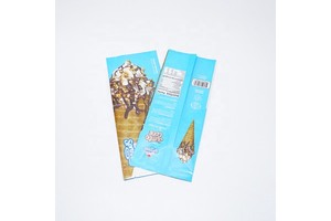 High Quality Custom Printed Wholesale Food Grade Popsicle Packaging Bag Colorful Ice Cream Popsicle Plastic Bag for Sale
