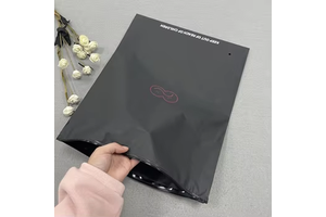 Biodegradable Custom Transparent Slider Hoodie Zipper Matte Plastic Packaging Bags for Shirt and Swimwear