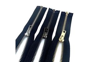 In Stock Manufacturer Direct Sale 5# Stainless Steel Metal Zipper Custom Colorful Zipper for Garment
