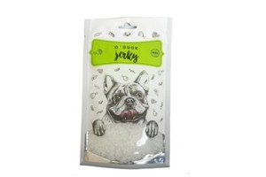 New Custom Printed Self-standing Aluminum Foil Bags for Dog Food with a Zipper Closure, Allowing the Internal Product to Be Seen