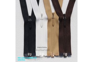 YKK No. 5 Invisible Zipper with Lock, Water Drop Head, Wedding Dress Thick Skirt Zipper, in Stock Wholesale
