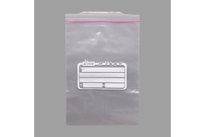 Resealable Custom PE Double Zipper Bag Ziplock Bags with logo for Home Storage of Food and Other Items