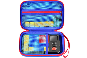 Casmilee Blue EVA Storage Bag Zipper Closure Giiker Super Slide Brain Games Puzzle Organizer Flow Slider Case Special Purpose