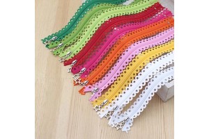 Nylon Zipper Children's Clothing Design Tools #5 Star Woven High Quality Nylon Zipper for Sale Auto-Lock Slider