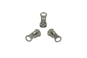 Factory Wholesale Low Price Custom Size Color Auto-lock Nylon Zipper Slider Thumb Puller Head for Clothes Garment