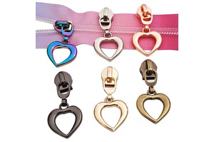 Fashion #5 Nylon Zipper Puller rainbow Garment Zip Pullers Custom Metal Zipper Pulls