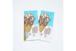 Custom Printed Three Side Seal Bag Ice Cream Pop Popsicle Wrapper Ice Cream Packaging Bag With Tear Pouch