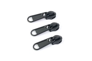 Manufacturer Zipper Slider 10# Zipper Puller Black Heavy Duty Metal Zipper Pull
