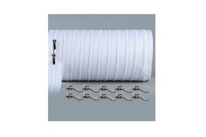 Wholesale Customizable Large Silicone Reverse Invisible Zipper with Long Chain for Bag Garment Luggage Shoe Usage