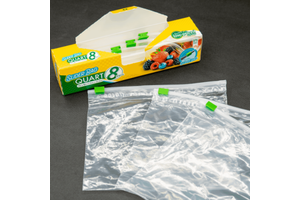 Manufacturer Wholesale Ldpe Plastic Saddle Slider Ziplock Freezer Bags Ziplock Slider Plastic Bag for Fruits Vietnam Supplier