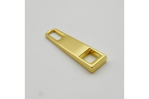 Custom Logo Auto Lock Plating Metal Zipper Slider Puller Zip Head