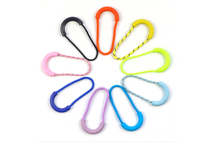 High Quality Custom Plastic Zipper Slider Pulls Rectangle and Star Pattern