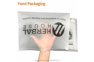 Custom logo Slider Reusable Transparent Garment clear Plastic PE Frosted Ziplock Bags for Clothes Packaging