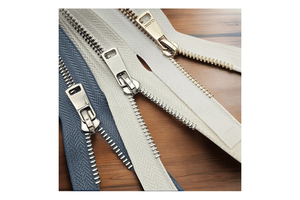 High Quality Durable Custom Metal Zipper Gold Teeth Zinc Alloy Open Type Clothing Accessories For Bags Bronze Brass Material