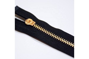 Apparel Accessory Zips Open-end Shoes Metal Zipper Big Brass Zippers for Clothes