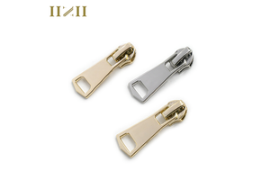 Wholesale Metal Custom Logo Zipper Pull Head Fancy Universal Zippers Puller Zipper Slider for Bag