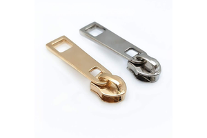 New products zipper zipper lock no lock slider fashion bag accessories handbag belt metal strap craft style lock slider luggage