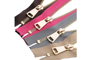 Factory Direct Copper Open-End Nickel-Free Auto Lock Slider Metal Zipper 3# 5# 8# Garment Accessories for Clothing