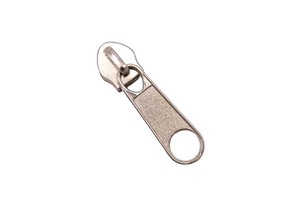 Factory Direct #5 Nylon Zipper Slider Long Puller Silver Color Luxury Plastic for Garments Trousers