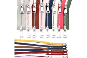 High Quality Direct Factory 5# Multi-color Double Slider Metal Zipper Cheap Zipper Can Wholesale