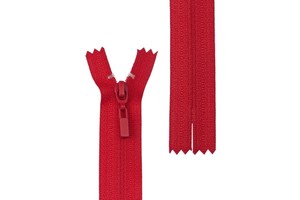 Hidden Teeth Auto Lock Slider #3 Close End Black Reverse Nylon Zipper