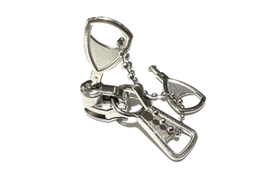 High Quality Custom Logo Zip Puller Fashion Key Lock Shape Slider for Nylon and Metal Zipper Zipper Sliders