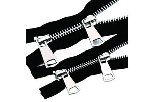 Factory Supply Attractive Price Custom Metal Brass Zinc Alloy Garment Zipper