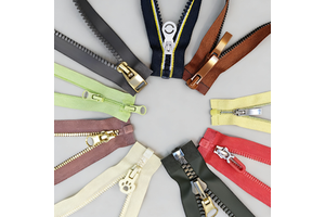 Customized Open-End Zinc Alloy Metal Zipper Slider Auto-Lock Double Head for Home Textile Garment Use Available for Bulk Order